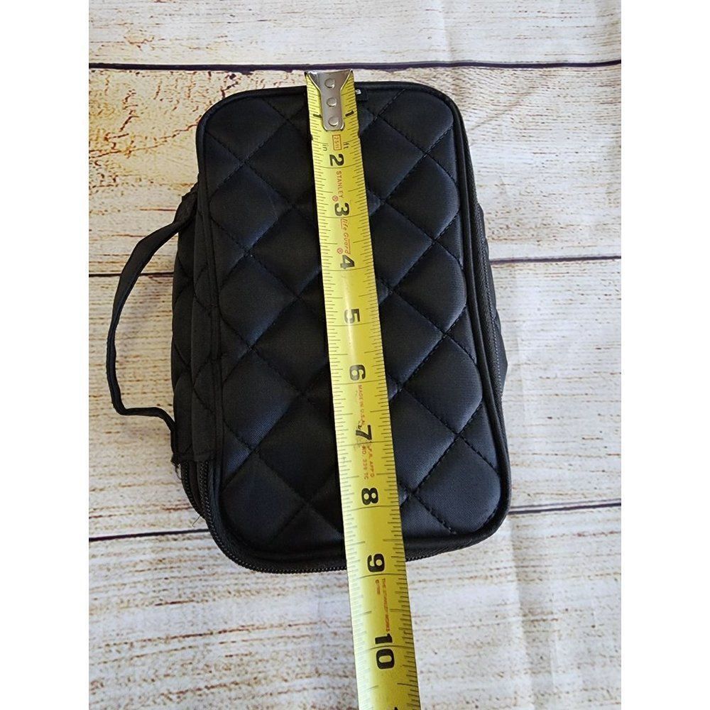 Black Quilted OneGenug Cosmetic Bag - NWOT - Picture 12 of 13